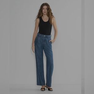 The 90's So-Soft Hi-Rise Tailored Denim Forum Jeans 31